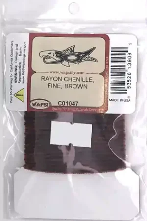 Offre Du Jour Wapsi Rayon Chenille Fine - Brown