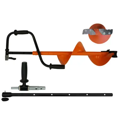 Acheter Direct HT - Siberian Tiger Hardcore Ice Gear Premium Ice Auger Kit - 8"