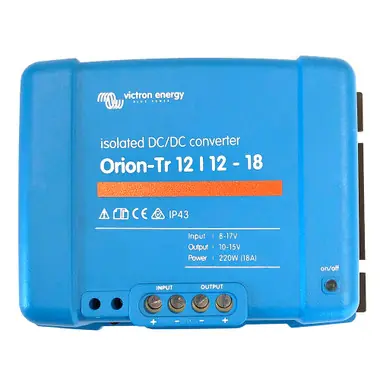 Victron Orion-TR DC-DC Converter - 12 VDC to 12 VDC - 18AMP Isolated Offre Exclusive