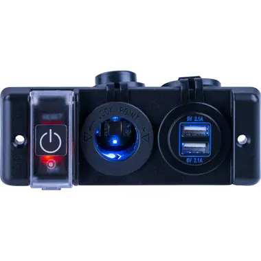 Affaire À Saisir Sea-Dog Double USB & Power Socket Panel w/Breaker Switch