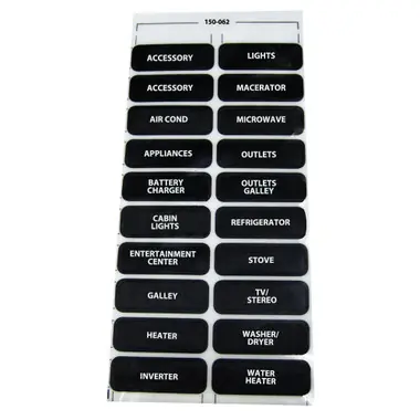 Vente Directe Paneltronics AC-20 Assorted Label Sheet
