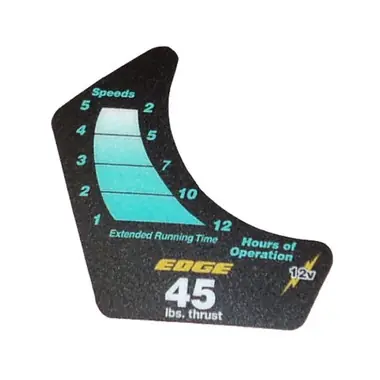 Minn Kota Trolling Motor Part - DECAL-COVER, EDGE 45/FC - 2265672 Dernière Chance
