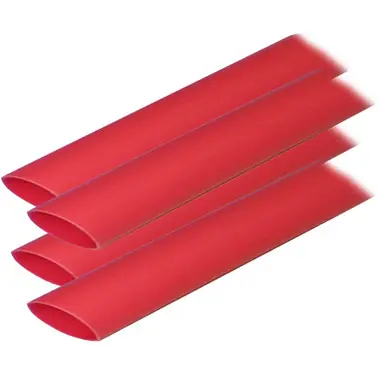 Ancor Adhesive Lined Heat Shrink Tubing (ALT) - 3/4" x 12" - 4-Pack - Red Nouvel Arrivage