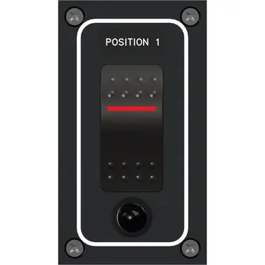 Achat Immédiat Paneltronics Waterproof Panel - DC 1-Position Illuminated Rocker Switch & Circuit Breaker
