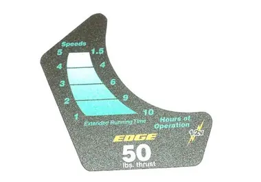 Minn Kota Trolling Motor Part - DECAL-COVER, EDGE 50/FC - 2265685 Meilleur Choix