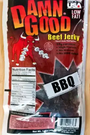 Damn Good Beef Jerky - 1.6oz - Barbeque Beef Jerky Prix Réduit