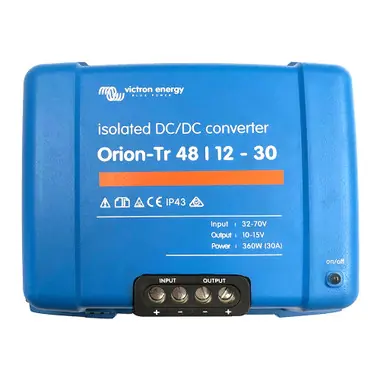 Usine Directe Victron Orion-TR DC-DC Converter - 48 VDC to 12 VDC - 30AMP Isolated
