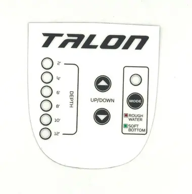 Minn Kota Trolling Motor Part - DECAL, BEZEL PANEL, WHITE 12' - 2375797 Offre Du Jour