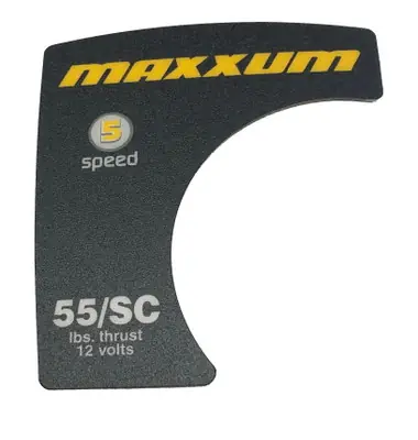Minn Kota Trolling Motor Part - DECAL-COVER MAX 55/SC/FC - 2275601 Haute Qualité