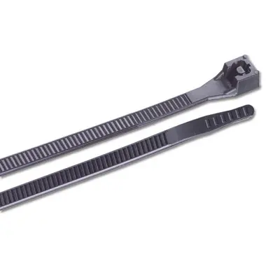 Affaire À Saisir Ancor 11" UV Black Standard Cable Zip Ties - 25 pack