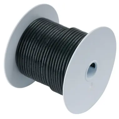 Ancor Black 18 AWG Tinned Copper Wire - 100' Bon Plan