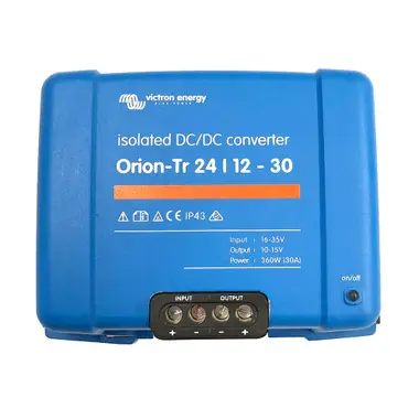 Victron Orion-TR DC-DC Converter - 24 VDC to 12 VDC - 30AMP Isolated Acheter Direct