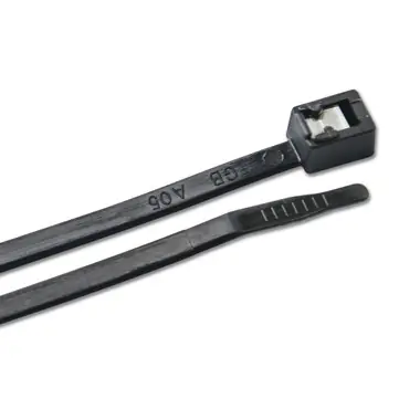 Ancor 11" UV Black Self Cutting Cable Zip Ties - 500-Pack Dernière Chance