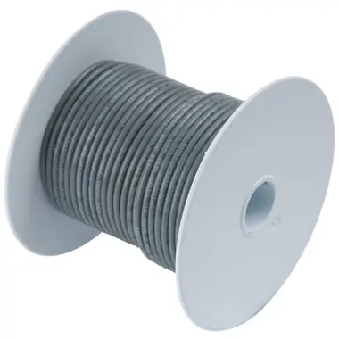 Ancor Grey 16 AWG Tinned Copper Wire - 25' Réduction