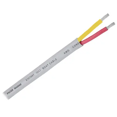Pacer 12/2 AWG Round Safety Duplex Cable - Red/Yellow - 500' Must-Have