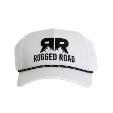Satisfait Ou Remboursé Rugged Road Rope Hat - White