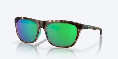 Costa Cheeca Matte Shadow Tortoise w/ Green Mirror Commande En Gros