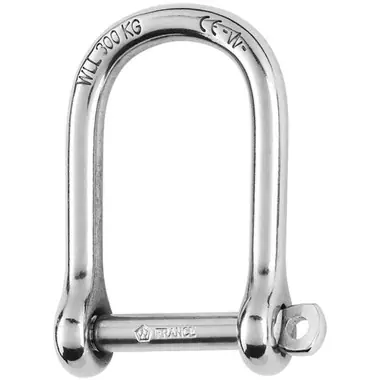 Wichard Self-Locking Large Opening Shackle - 8mm Diameter - 5/16" Haute Qualité
