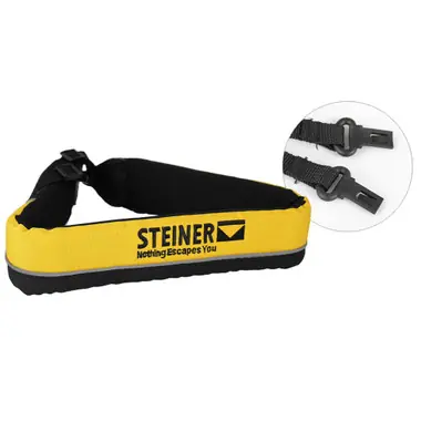 Steiner Yellow Floating Strap f/ Select ClicLoc Binoculars Satisfait Ou Remboursé