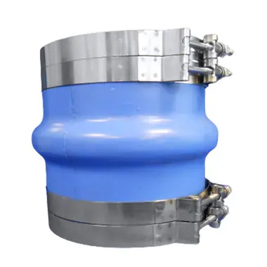 Trident Marine 4" ID Blue Silicone Molded Wet Exhaust Hump w/4 T-Bolt Clamp Affaire À Saisir