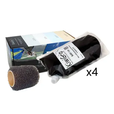 Affaire À Saisir KiwiGrip 4 - 1 Liter Pouches - Black with 4" Roller
