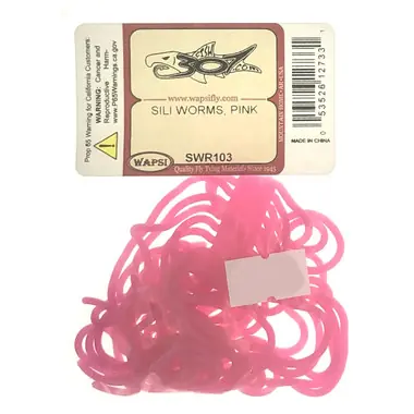 Wapsi Sili Worms - Pink Dernier Modèle