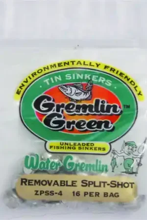 Achat Immédiat Water Gremlin ZPSS-4 Gremlin Green Removable Split-Shot 16Pk