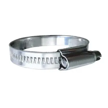 Trident Marine 316 SS Non-Perforated Worm Gear Hose Clamp - 15/32" Band - (1-1/16" 1-1/2") Clamping Range - 10-Pack - SAE Size 16 Commande En Gros