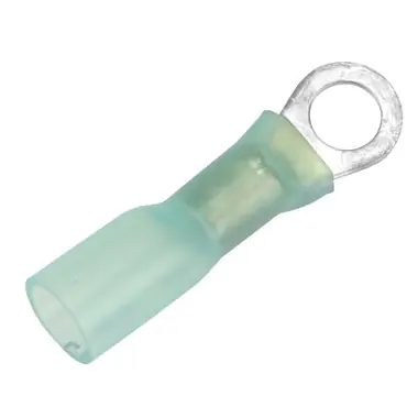 Vente Flash Pacer 16-14 AWG Heat Shrink Ring Terminal - #10 Stud Size - 25 Pack