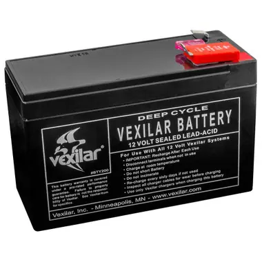 Vexilar 12V/9 AMP Lead-Acid Battery Vente Flash