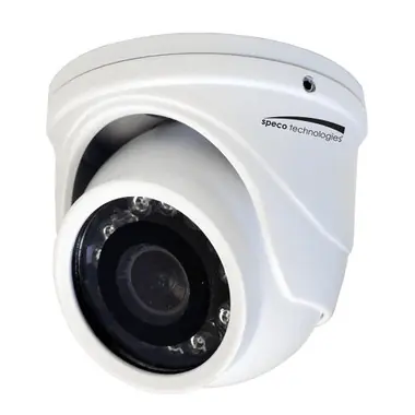 Usine Directe Speco 4MP HD-TVI Mini Turret Camera 2.9mm Lens - White Housing