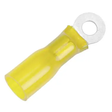 Vente Flash Pacer 12-10 AWG Heat Shrink Ring Terminal - #10 Stud Size - 25 Pack