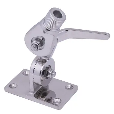 Whitecap Heavy-Duty Ratchet Antenna Mount - 316 Stainless Steel Satisfait Ou Remboursé