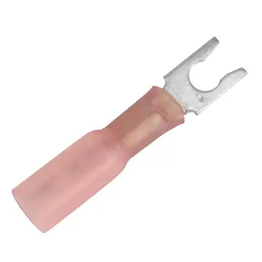 Affaire À Saisir Pacer 22-18 AWG Heat Shrink Spade Terminal - #8 Stud Size - 25 Pack