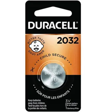 Pas Cher Duracell Lithium Button Battery 1pk - CR2032
