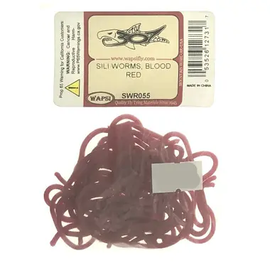 Wapsi Sili Worms - Blood Red Commander Vite