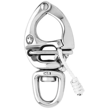Wichard HR Quick Release Snap Shackle With Swivel Eye - 90mm Length - 3-35/64" Satisfait Ou Remboursé