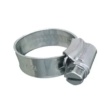 Trident Marine 316 SS Non-Perforated Worm Gear Hose Clamp - 3/8" Band - (3/4" 1-1/8") Clamping Range - 10-Pack - SAE Size 10 Acheter Direct