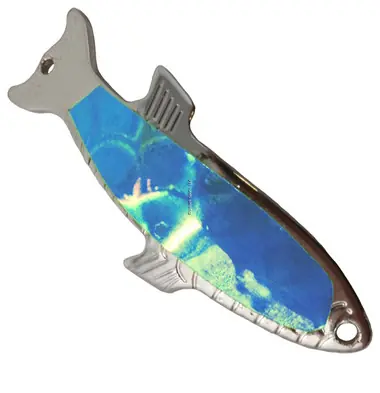 Acme S300/BSF Phoebe Spoon, 1 1/4", 1/12 oz, Blue/Silver Foil Nouvelle Collection