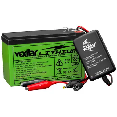Usine Directe Vexilar 12V Lithium Ion Battery & Charger