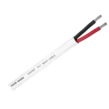 Acheter En Ligne Pacer Duplex 2 Conductor Cable - 500' - 14/2 AWG - Red, Black