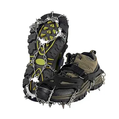 Meilleure Vente FISH307 Ice Cleats / Crampons / Creepers - Black - Extra Large