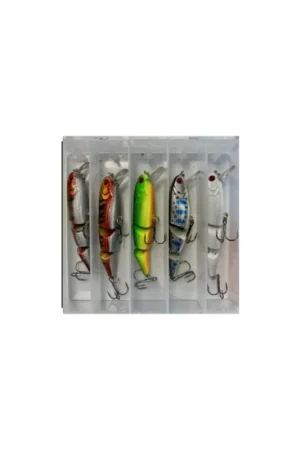 Kit leurres SRT jointed- 8cm/ 5pcs Promotion Saisonnière