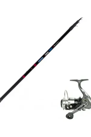 Vente Flash Ensemble GARBOLINO zombie max telereglable 3m80+ moulinet srike trout
