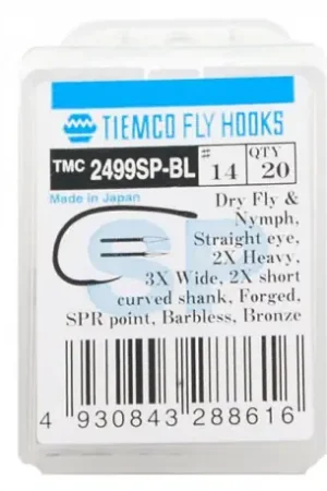 Hameçons TIEMCO TMC 2499SP-BL n°12 20pc Dernière Chance