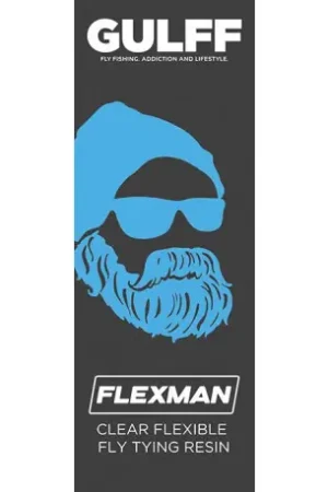 Expédié Aujourd'hui Résine GULFF Fleximan Clear Flexible15ml Fly Tying Resin
