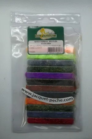 Promotion Quick Dubbing JMC Big Flies 12 Coloris