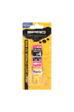 Satisfait Ou Remboursé Stinger SPRO heavy duty 7*7 wire 10cm 18kg 1