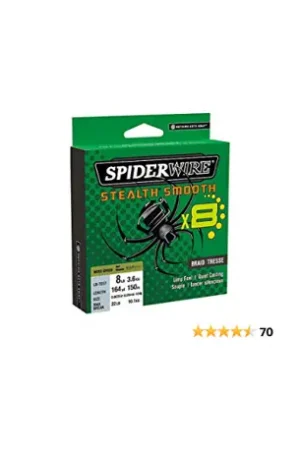 Tresse SPIDERWIRE Stealth smooth Jaune 0.15mm 16.5kg 150m Top Vente
