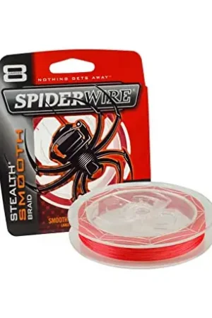 Tresse SPIDERWIRE Stealth smooth Rouge SSM8 0.07mm 6 kg 150m Expédié Aujourd'hui